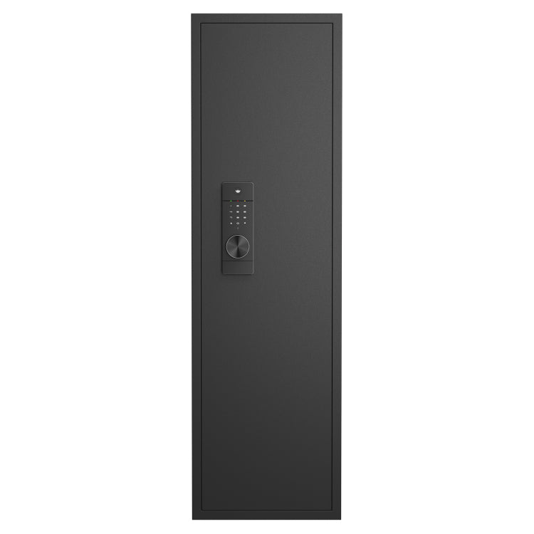 53" Passwod Touch Panel In Wall Safe,Hidden Wall Gun Safe For Rifles With Adjustable Shelves,Assembled Storage Multifunctional Wall Safe For Firearm And Valuables Black Digital