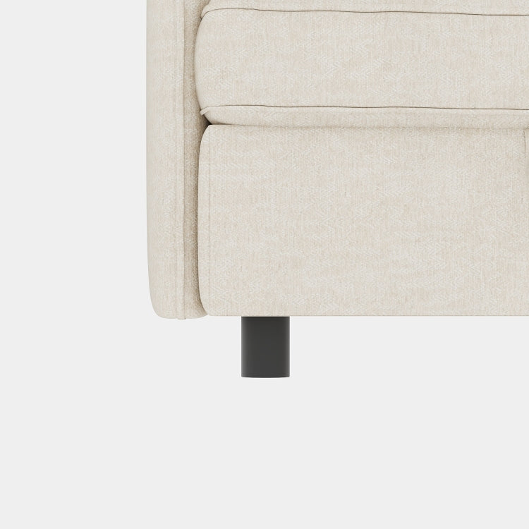 Armless Seat For Modular Sectional Sofa, Convertible Sofa Seat With Storage, Sleeper Sectional Sofa Set, Fabric Flexible Modular Combinations For Living Room 2Pcs