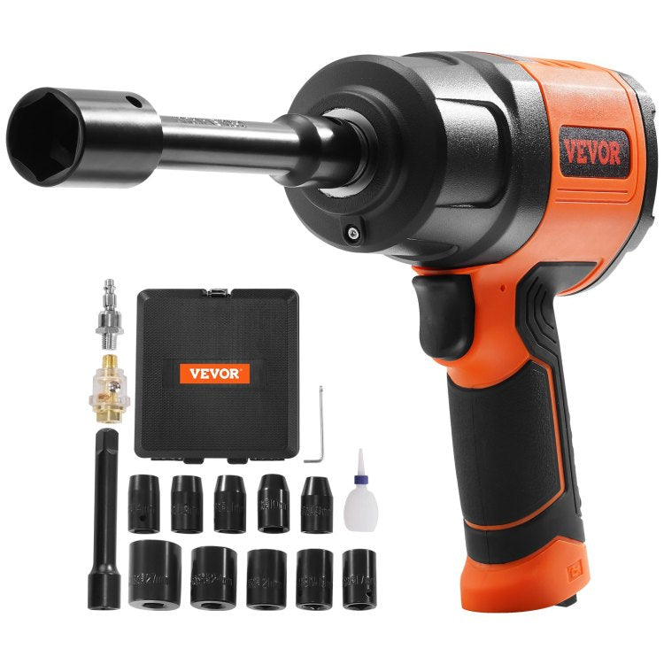 Air Impact Wrench 1 2" Square Drive 1400Ft Lb Nut Busting Torque 90 120Psi