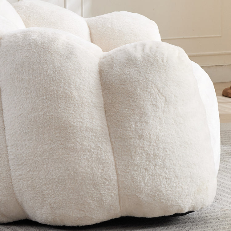 Lotus Type Compression Sofa Adult Bean Bag Sofa With Pull Ring Can Be Easily Moved Without Installation Suitable For Various Environments Such As Living Room, Bedroom, Etc. Relax And Enjoy