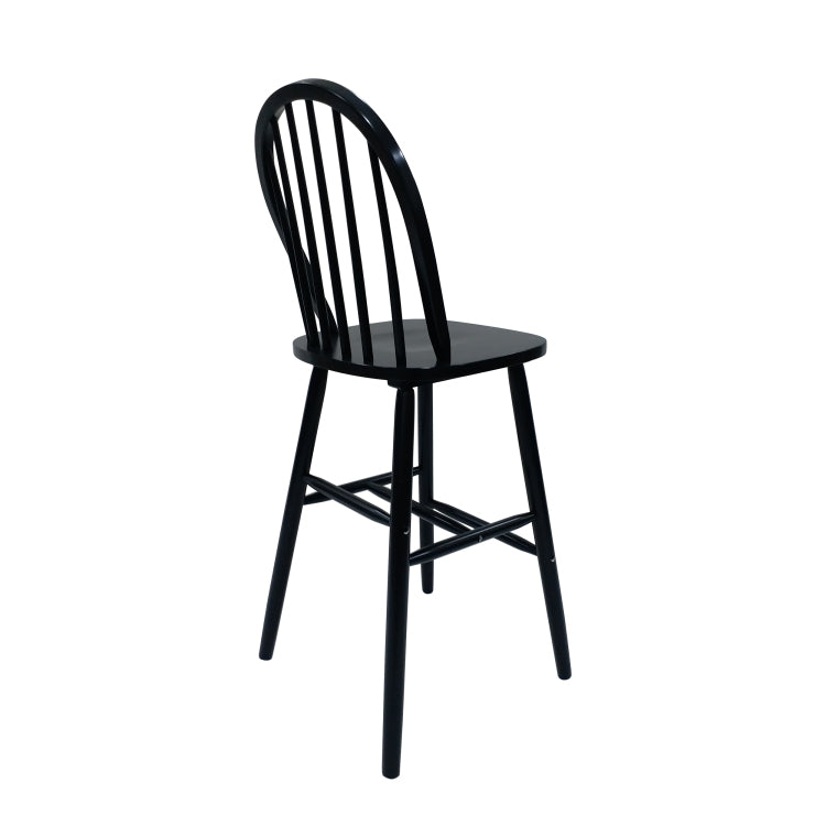 BARSTOOL black - rubber wood