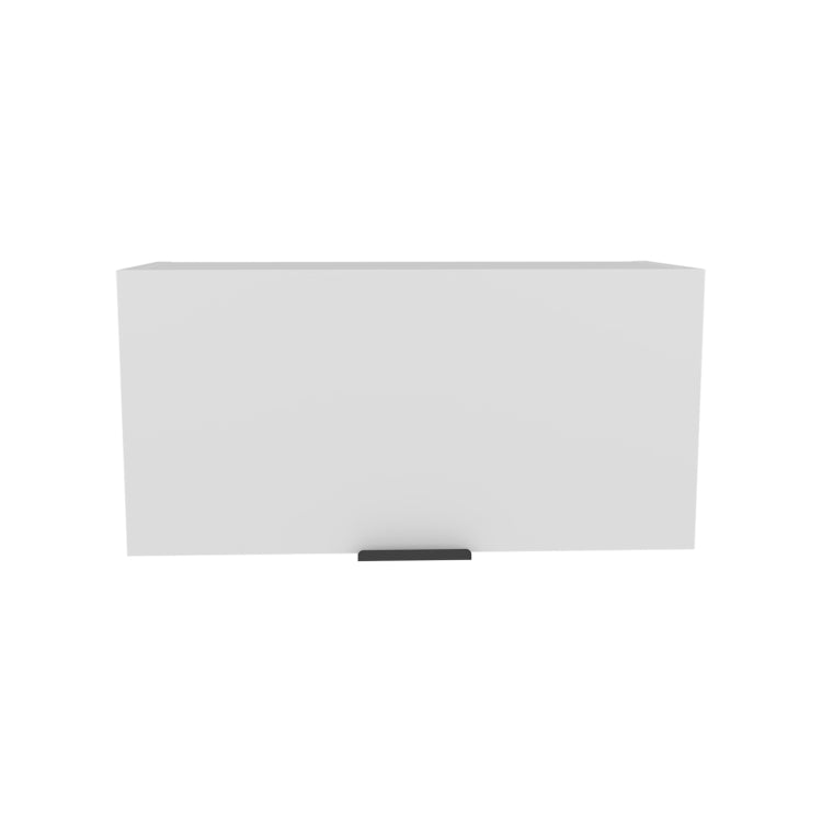 Coolidge Pull Up Wall Cabinet, Compact Design, Single Shelf, Modern Style, White