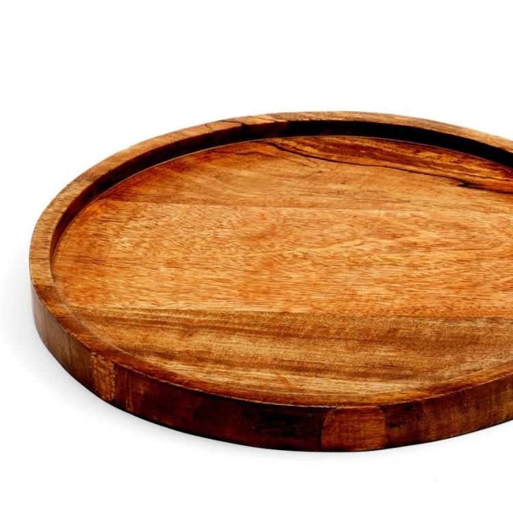 Wooden Cheese Board Cutting Board 14X9"