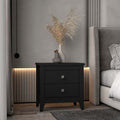 2 Drawer Nightstand Wenge