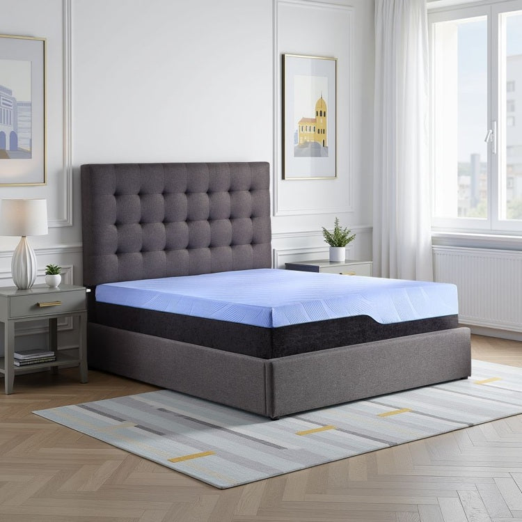 Refresh 12 Inch Hybrid Cooling Gelcare Memory Foam And Coil Adult Mattress, Queen Size