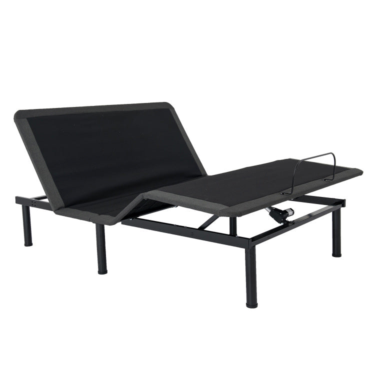 Queen Size Quick Assembly Adjustable Bed Frame With Voice Activated Controls