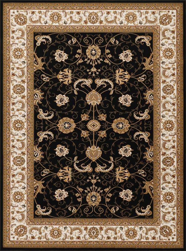 Manchester Gc Her5001 Black 2 Ft. X 3 Ft. Area Rug