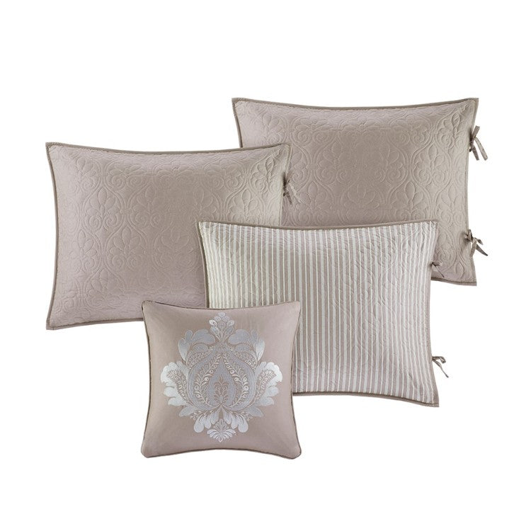 6 Piece Reversible Daybed Cover Set Khaki Daybed