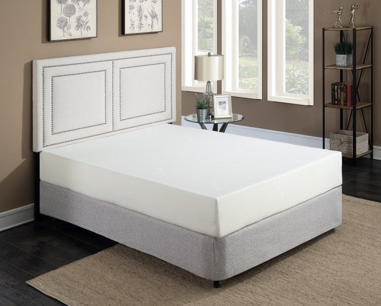 Super Plush 10 In. Medium Gel Memory Foam Mattress For Twin Xl Size Bed In A Box With White Aloe Vera Cover
