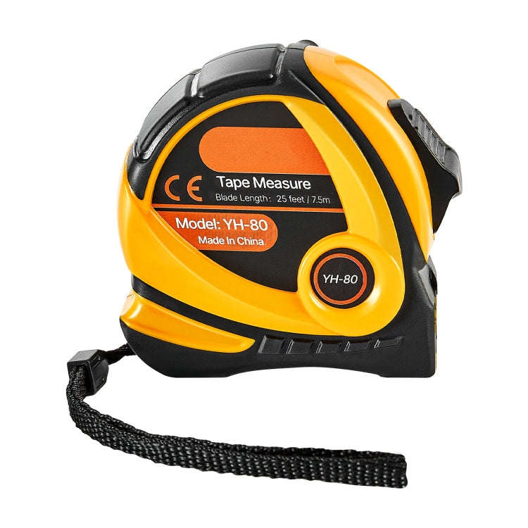 Tape Measure 25 Ft Length, Measuring Tape With Retractable, Imperial And Metric Ft M Dual Scale & Abs Case & Easy Read Steel Measurement Tool, For Outdoor,Decoration