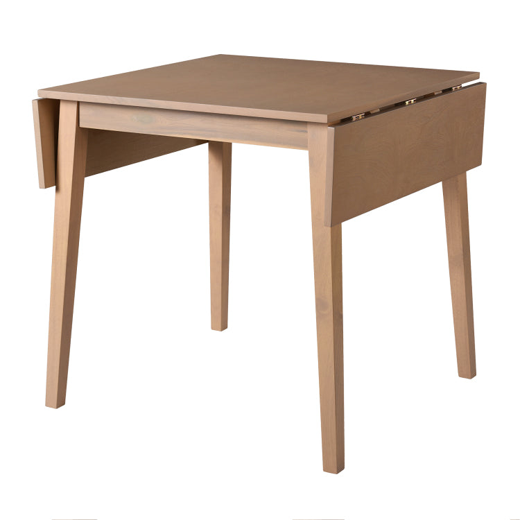 29" 45" Extendable Dining Table For 4, Folding Kitchen Table With Rubberwood Legs, Space Saving Dinner Table For Living Room, Kitchen, Dining Room, Small Space Only Table