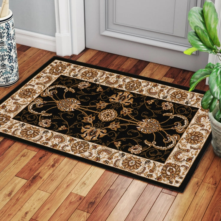 Manchester Gc Her5001 Black 2 Ft. X 3 Ft. Area Rug