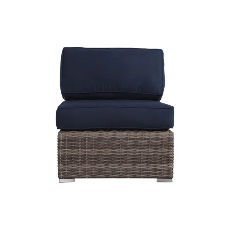 Fully Assembled Rattan Wicker 4 Person Outdoor Seating Group With Cushions
