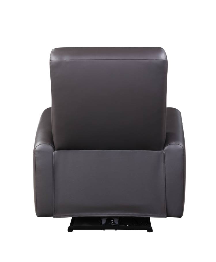 Blane Brown Top Grain Leather Match Power Motion Recliner