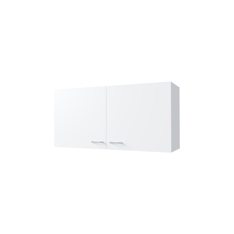Oklahoma Wall Cabinet In Melamine, Two Doors