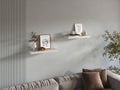 Floating Shelves, White Washed Oak, 2 Shelves, 1.50" H