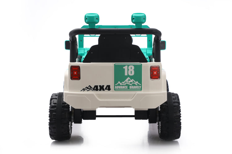 12V Ride On Car With Parent Remote Control, Toddler Electric Car With Spring Suspension, Led Lights & Music Player Safe Battery Toy For Kids, Christmas & Birthday Gift Wight Green