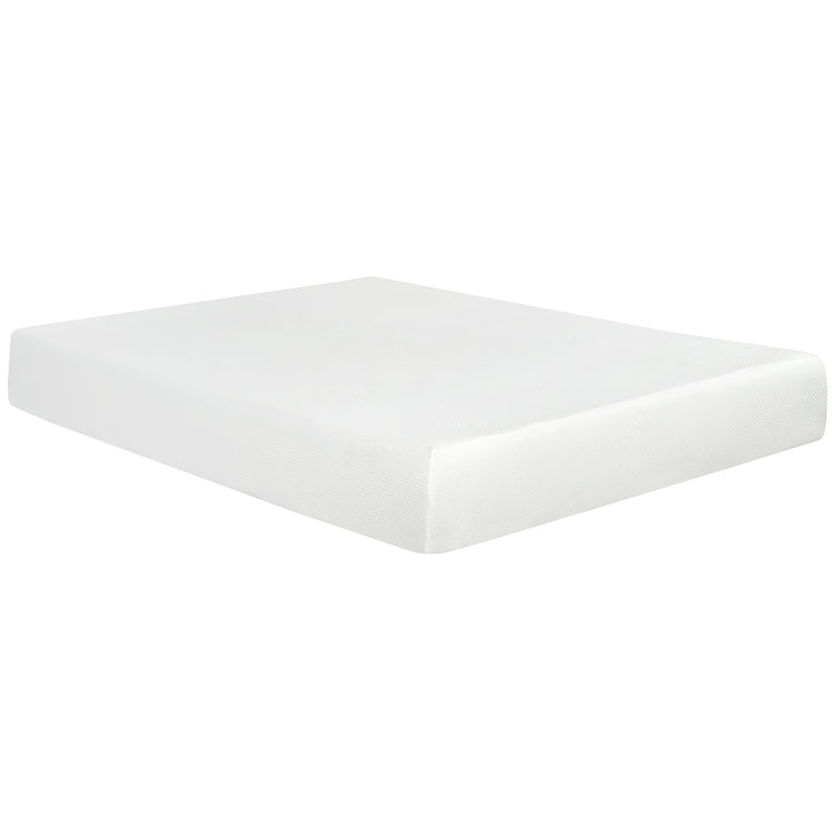 Super Plush 10 In. Medium Gel Memory Foam Mattress For Twin Xl Size Bed In A Box With White Aloe Vera Cover