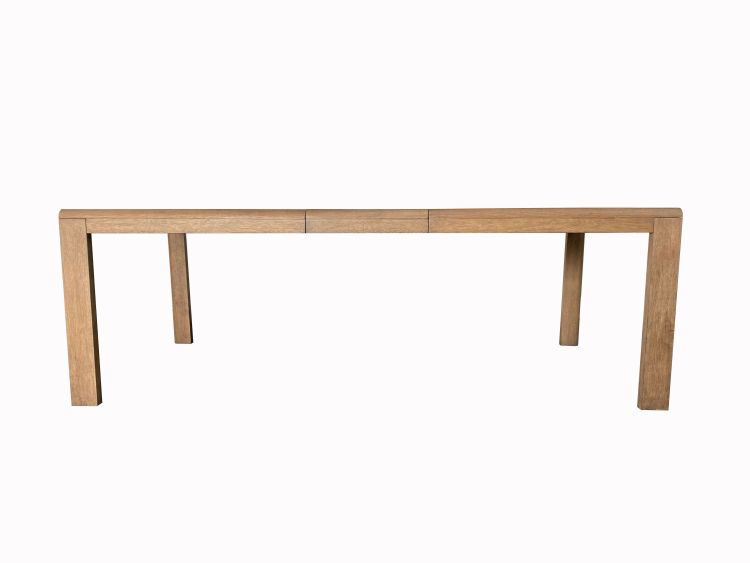Leg Dining Table W Leaf Latte