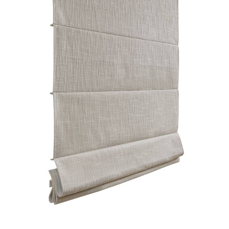 1 Pcs 27X64" Total Blackout Cordless Roman Shade Linen