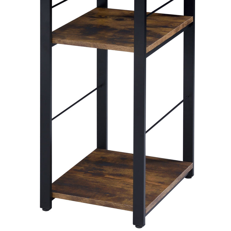Vadna Weathered Oak & Black Finish Writing Desk