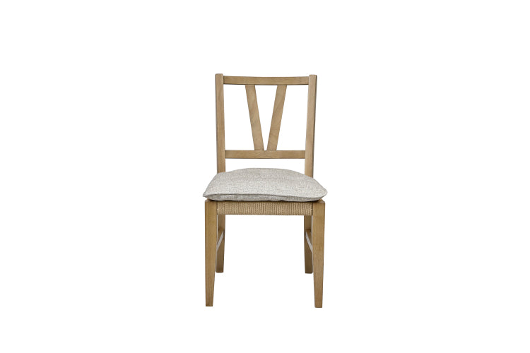 Slat Back Chair Cashew Set Of 2