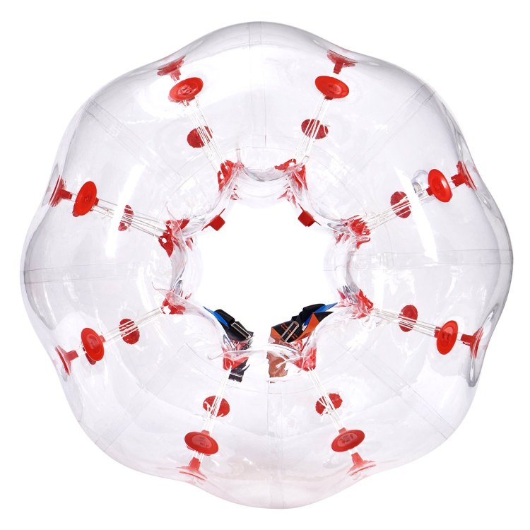 Inflatable Bumper Ball 1 Pack, 4Ft 1.2M Body Sumo Zorb Balls For Teen, 0.8Mm Thick Pvc Human Hamster Bubble Balls For Outdoor Team Gaming Play, Bumper Bopper Toys For Garden, Yard, Park
