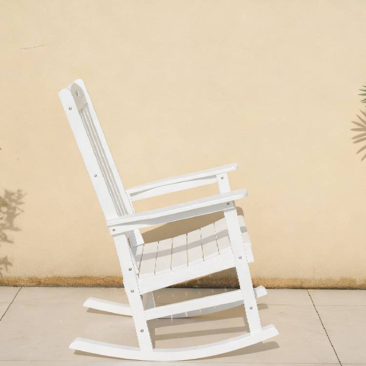 All Season Rocking Chair For Patio Leisure & Outdoor Lounge Area Relaxation Moments,Hips Material