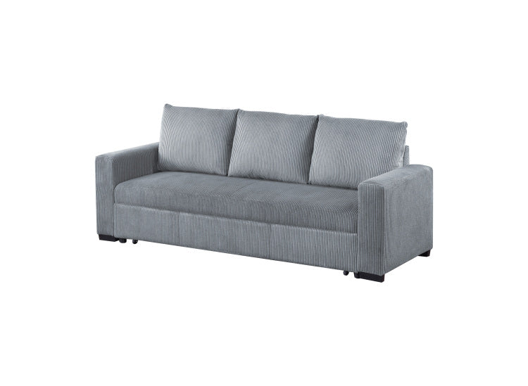 Modern Convertible Sleeper Sofa With Pull Out Bed Corduroy