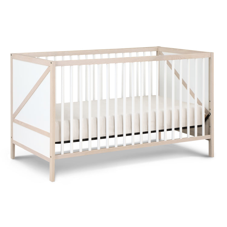 Pixie Zen 3 In 1 Crib In Washed Natural White