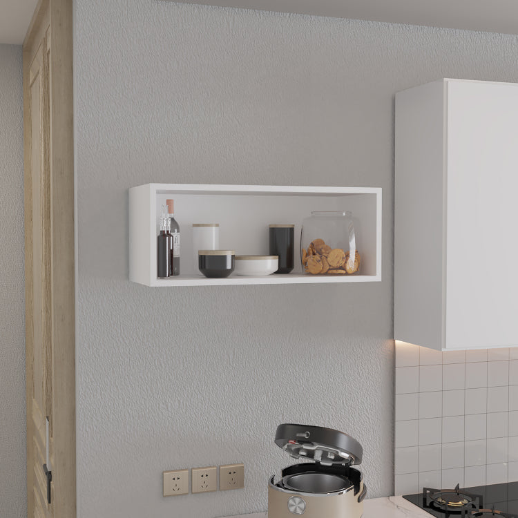 Wally 30" Wide X 12"H Open Wall Cabinet, Wall Shelf, Storage Cabinet, Cube Shelf Bedroom, Office, Living Room, Garage