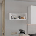 Wally 30" Wide X 12"H Open Wall Cabinet, Wall Shelf, Storage Cabinet, Cube Shelf Bedroom, Office, Living Room, Garage