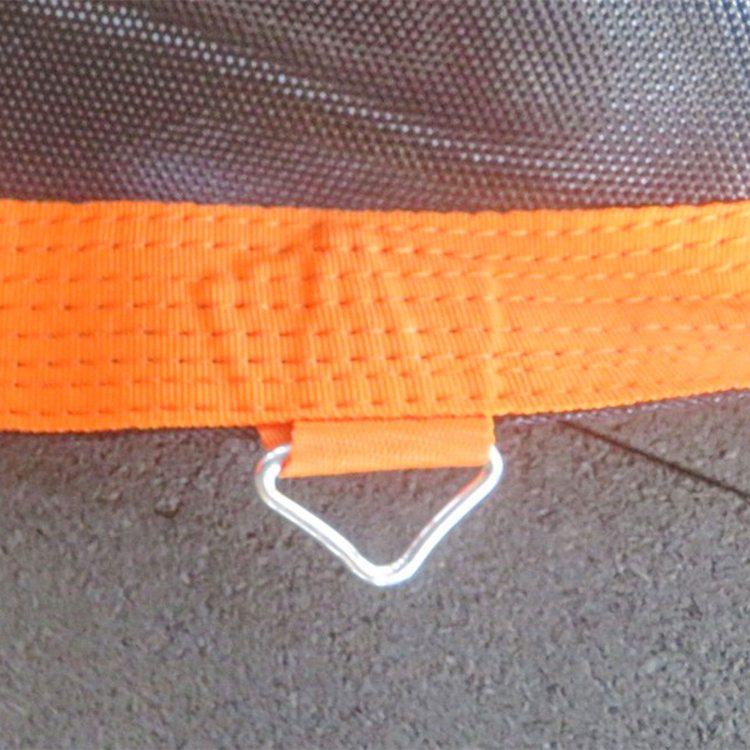 Soozier Trampoline Replacement Mat, Fits 12' Trampoline With 72 V Hooks & 5.5" Springs, Trampoline Mat With 8 Rows Of Stitching & Spring Pull Tool Spring & Frame Not Included , Orange