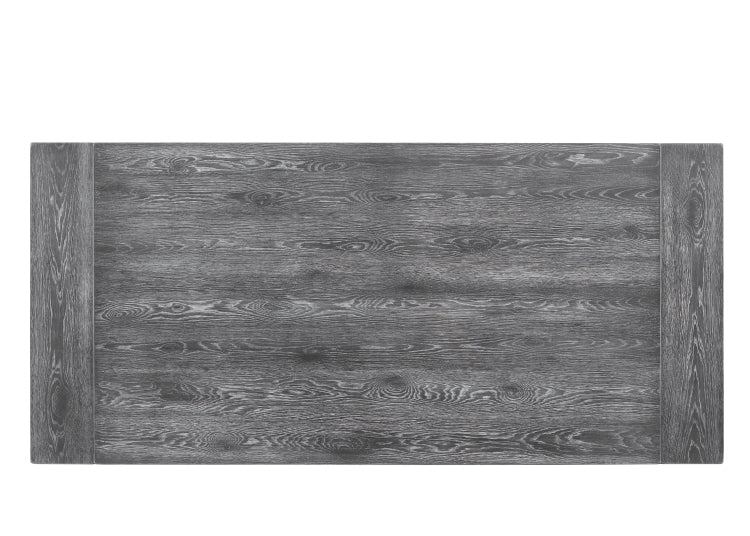 Leventis Weathered Gray Finish 7Pcs Dining Room Set
