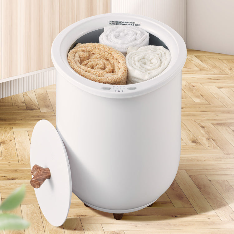 Towel Warmer Bucket, 20L Large Towel Warmer For Bathroom, Auto Shut Off Towel Heater With 4 Level Timer Fits Up To Two 40"X70" Oversized Towels, Bathrobes, Blankets, Etl & Fcc Certified
