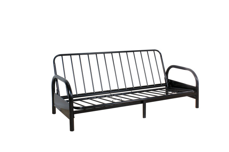 Alfonso Black Finish Adjustable Sofa Frame Cushion Not Included
