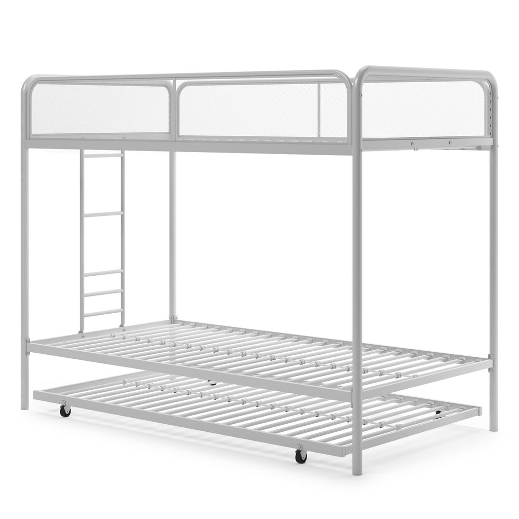 Isaiah Triple Twin Metal Bunk Bed