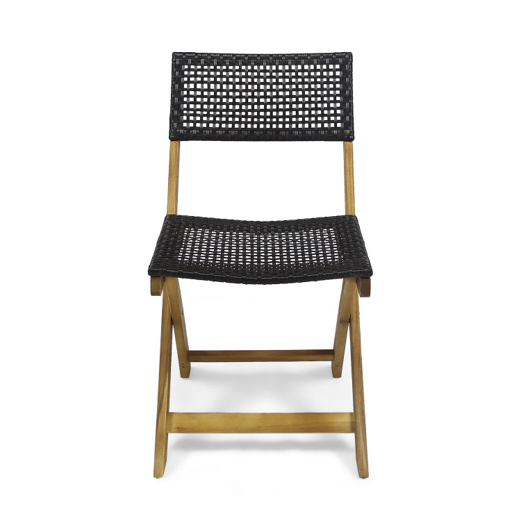 HILLSIDE BISTRO SET,2 Chairs 1 Table brown - wood