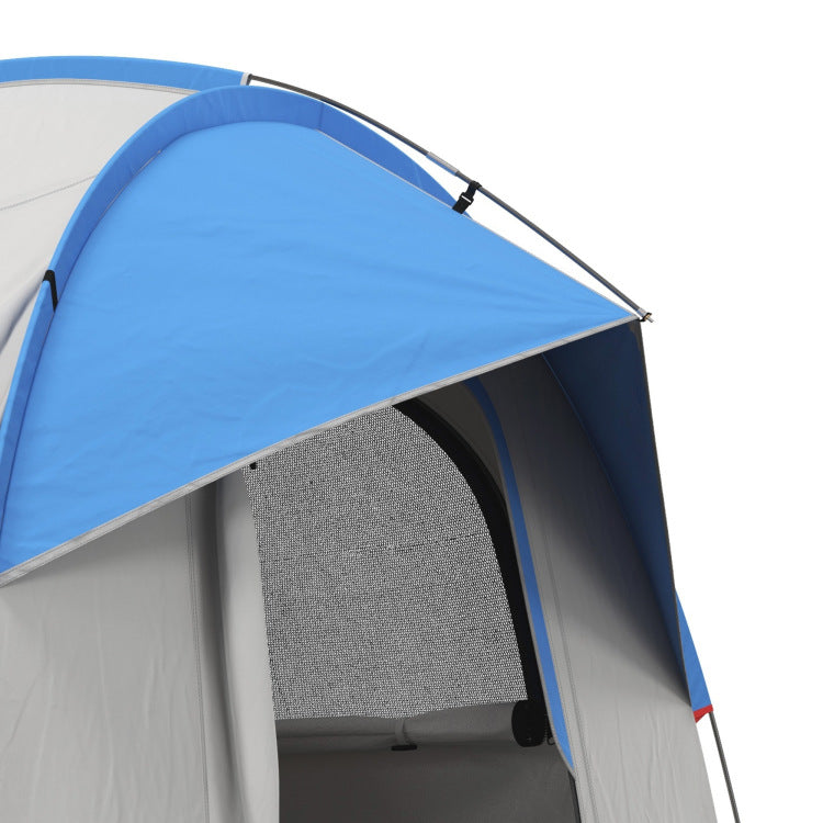 Outsunny Suv Tent, 2000Mm Waterproof Truck Tent With 3 Doors And Mesh Window, For 5 6 Person Camping Outdoor Travel, 7.5' L X 6.9' W X 6.9' H, Gray And Blue