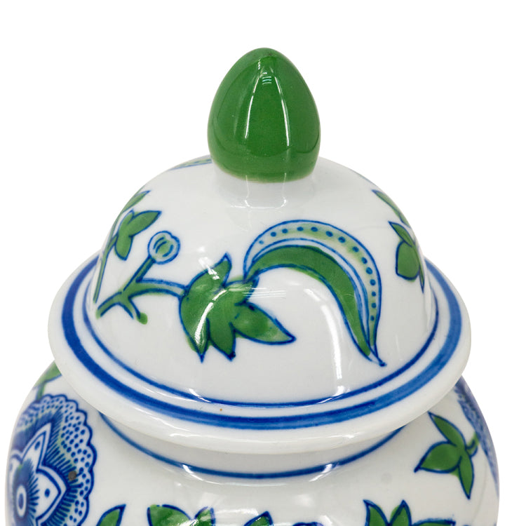 Set Of 3 Porcelain Ginger Jar, Decorative Vase For Home Decor