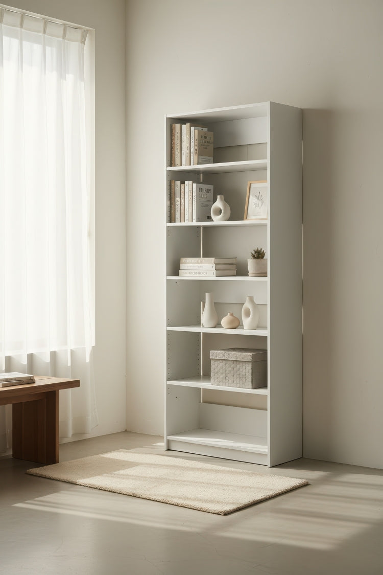 Prosper 32" White Wood Walk In Closet With Five Shelves