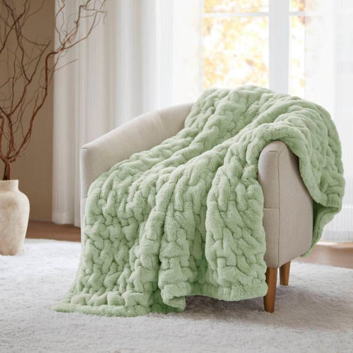 1 Pc 50X60" Fur Throw Pink