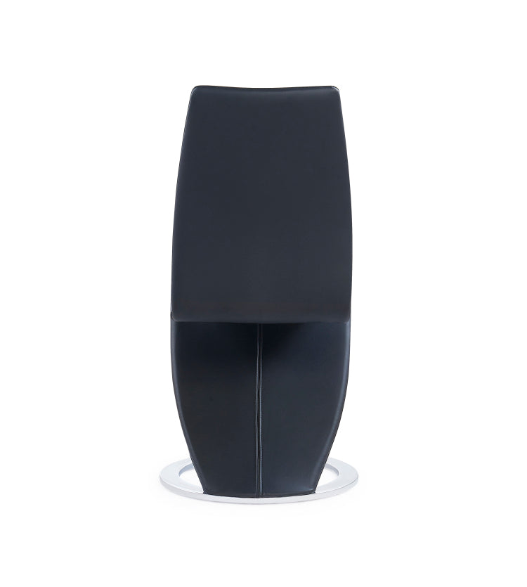 Marcus Horseshoe Black Dining Chairs Kit Of 2