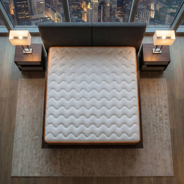 King Size Mattress, 12 Inch Mixed Full Mattress With Memory Foam And Pocket Springs For Stress Relief, Comfortable Sleep, And Area Support, With Moderate Softness And Hardnessking King