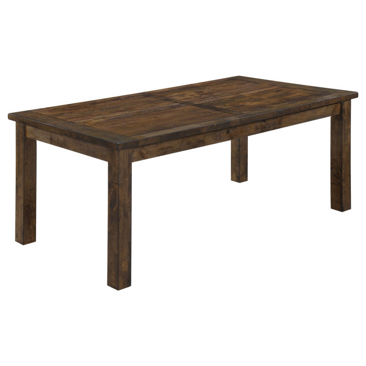 Mina Rustic Golden Brown 5 Piece Dining Table Set