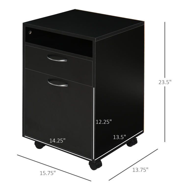 Mobile Storage Cabinet Organizer