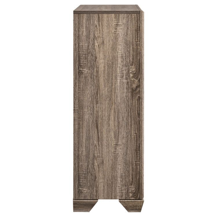 Harrison Washed Taupe 5 Drawer Bedroom Chest