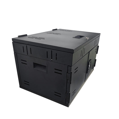 12 Device Charging Station For Laptops And Tablets, Charging Cart Charging Cabinet, Surge Protection For Classroom Or Office, Up To 17.3" Screen