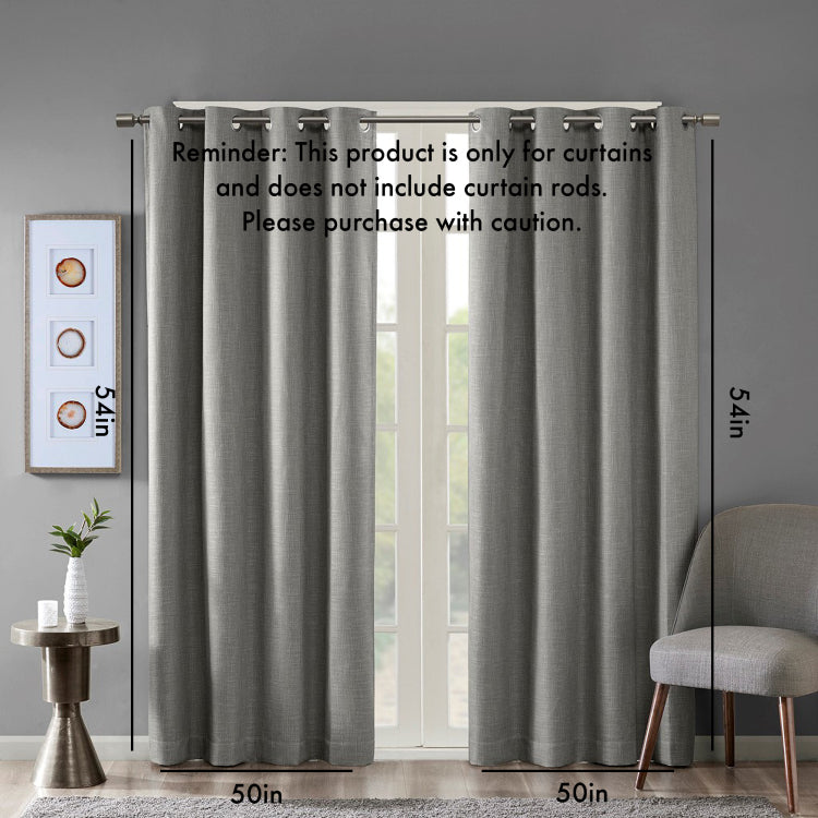 Printed Ed Blackout Grommet Top Curtain Panel Only 1 Pc Panel