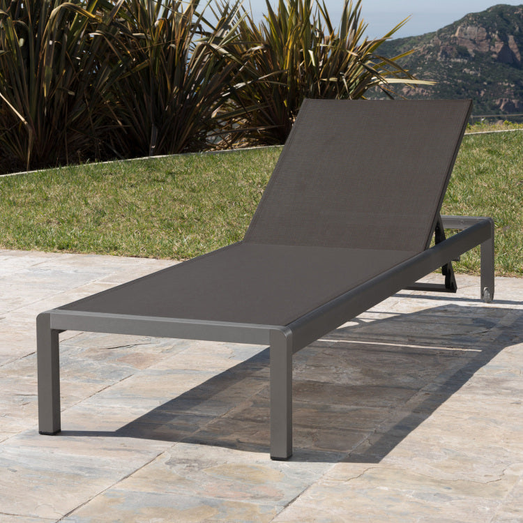 Cape Coral Kd Chaise Lounge Grey